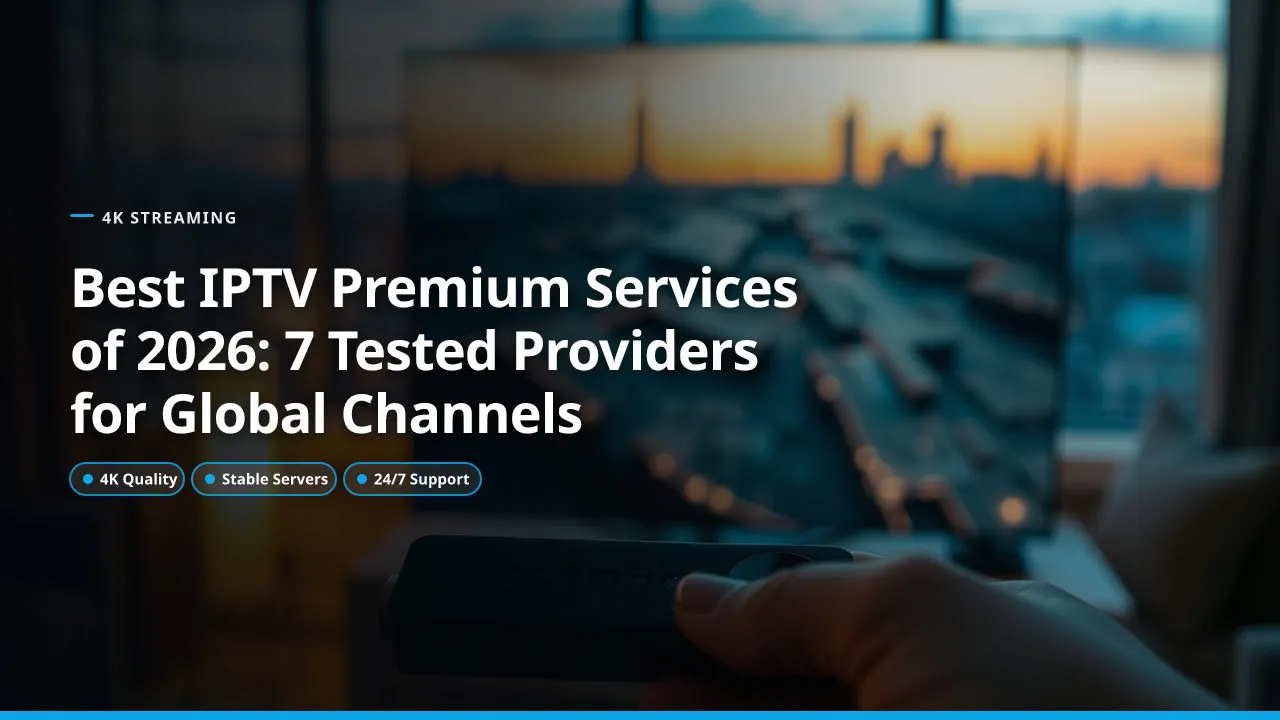 Los Mejores Servicios IPTV Premium de 2026: 7 Proveedores Probados para Canales Globales